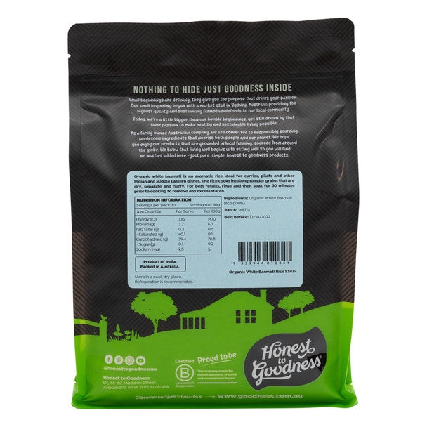 White Basmati Rice 1.5kg