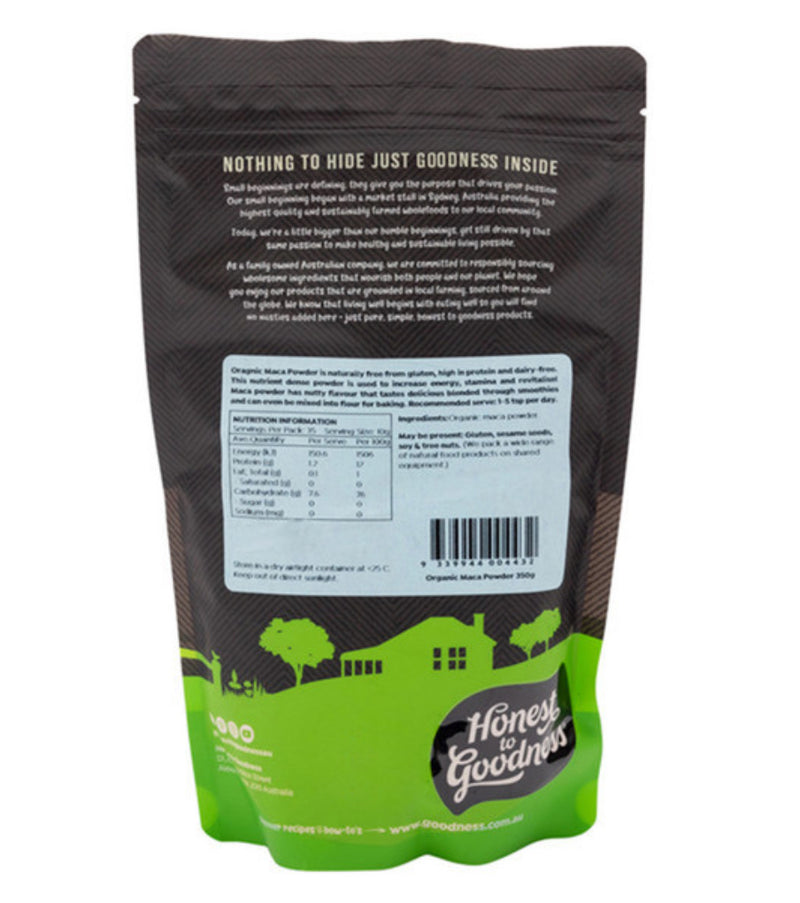 Organic Maca Powder Raw 350g