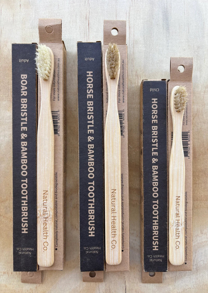 Natural Bristle & Bamboo Toothbrush