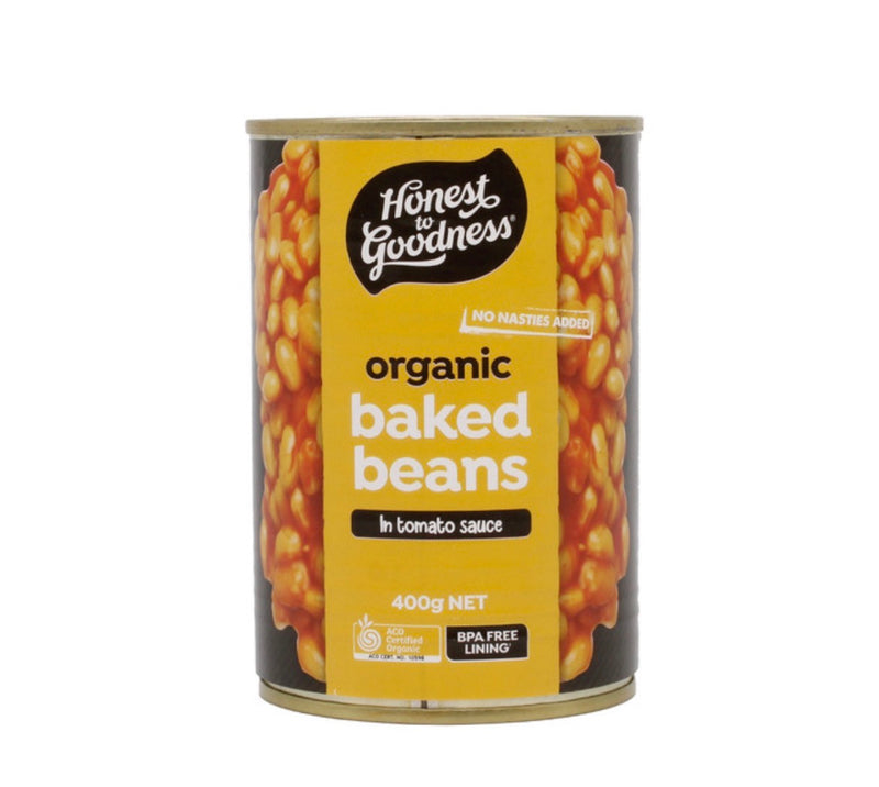 Organic Baked Beans in Tomato Sauce 400g