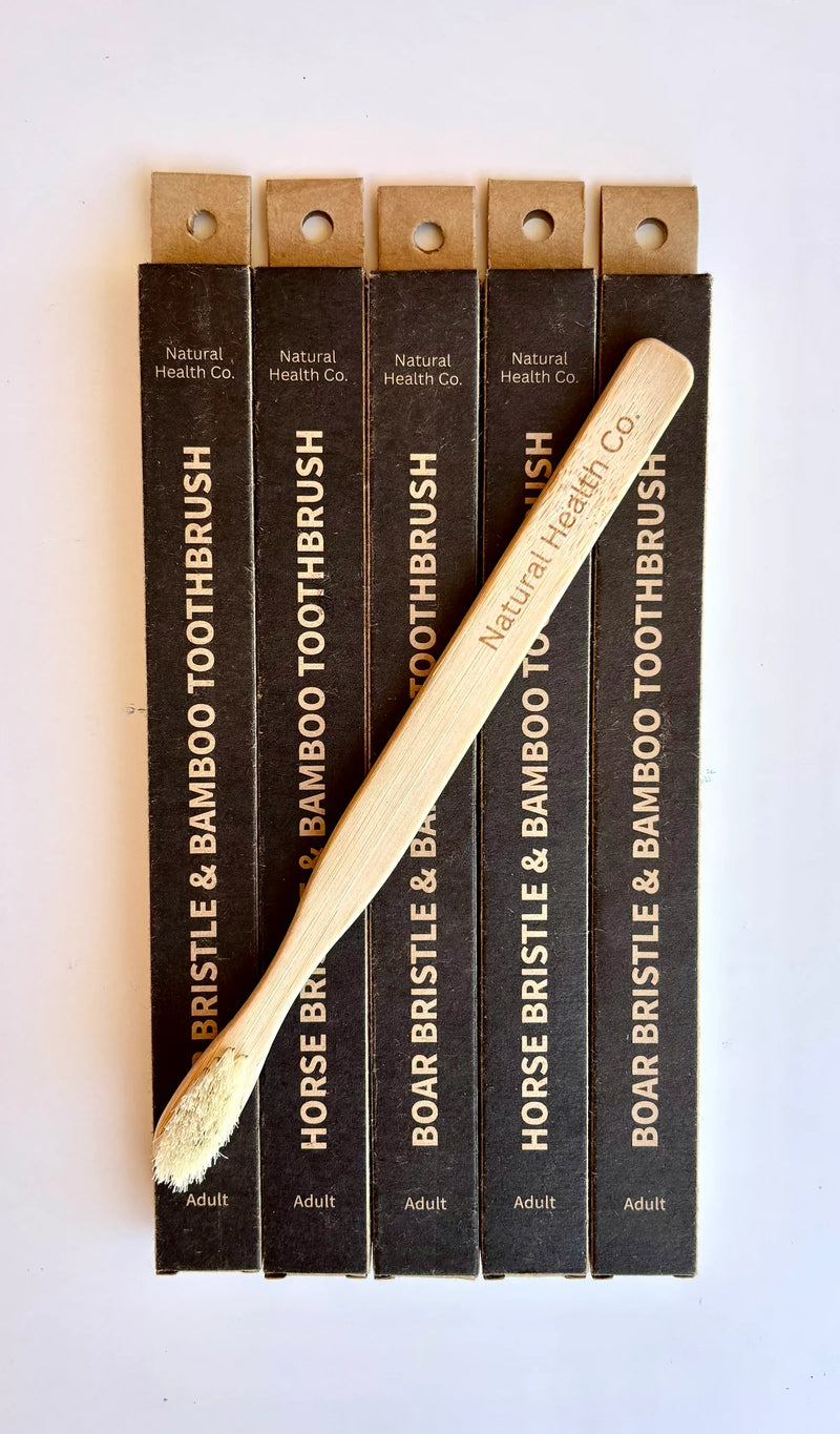Natural Bristle & Bamboo Toothbrush