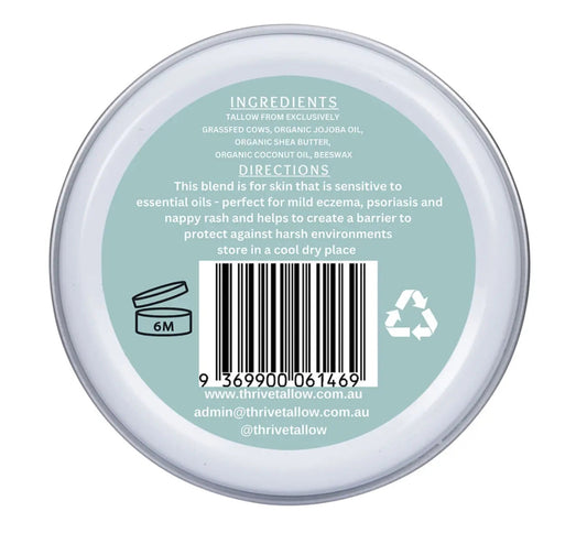 Tallow Based Moisturiser - Unscented 70ml