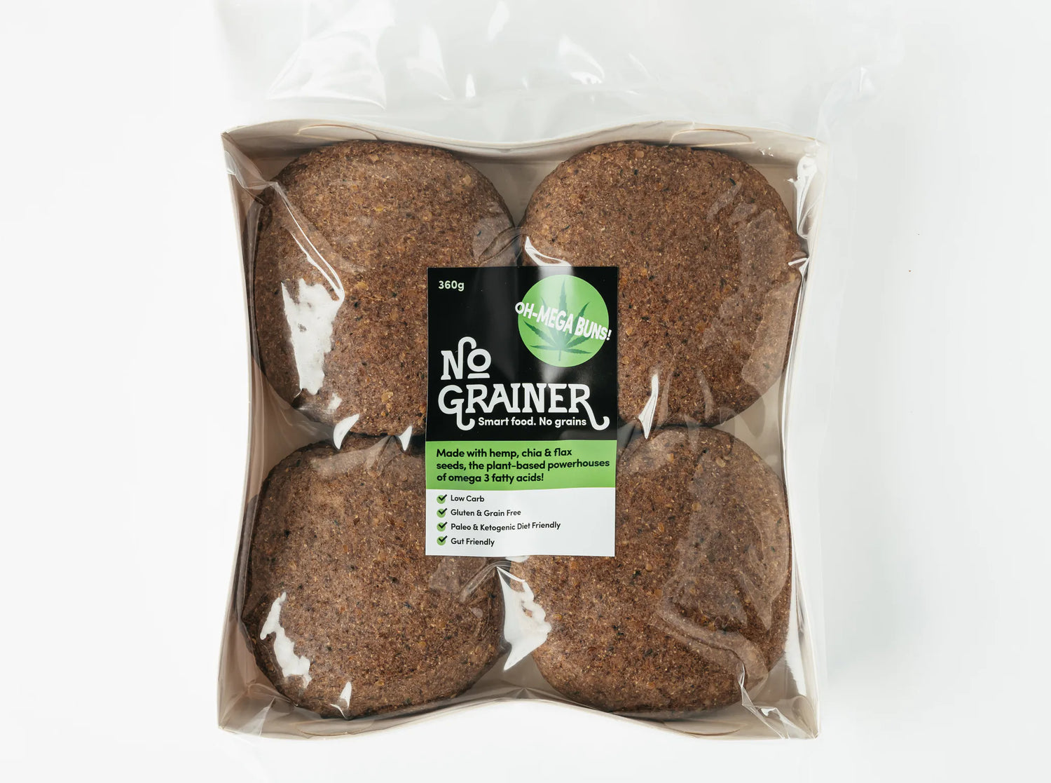No Grainer Oh-Mega Hemp Buns