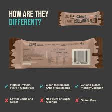 CHIEF Collagen Protein Bars  Dark Chocolate
