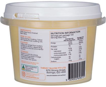 100% Grass Fed Tallow